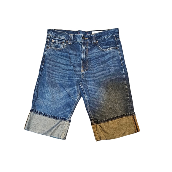 Zara Blue  Jean Shorts EUC - Picture 1 of 5